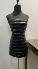 Load image into Gallery viewer, Metallic Puff Dress.