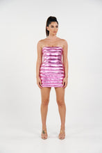 Load image into Gallery viewer, Metallic Puff Dress.